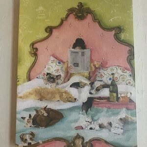 Lisa Finch Canvas Dog Art